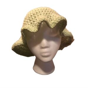 Handcrafted Green Crochet Bucket Hat
